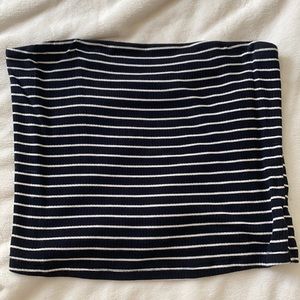 Black & White Stripped AE Tube Top